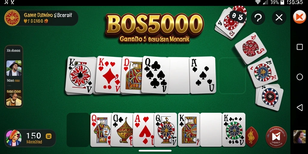Tampilan gameplay seru dari BOS5000 yang menggairahkan.