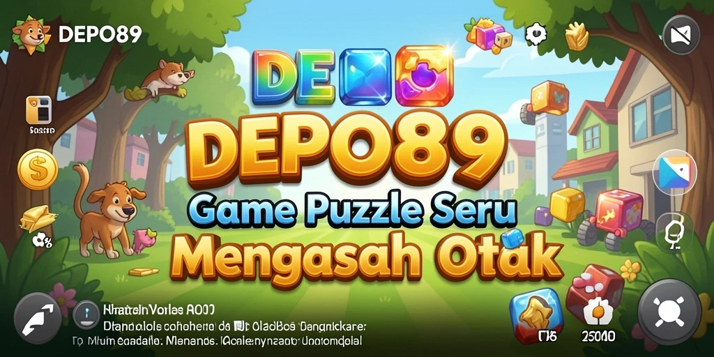 Tampilan menarik dari gameplay Puzzle DEPO89 yang menantang.