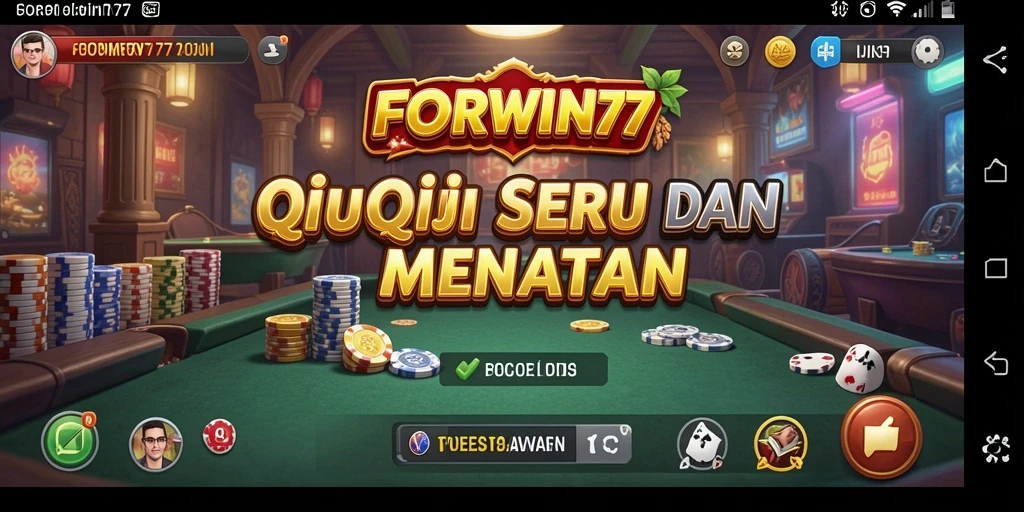 Tampilan gameplay seru di FORWIN77 yang menarik perhatian.