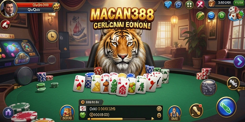 Tampilan gameplay seru dan menantang dari MACAN388.
