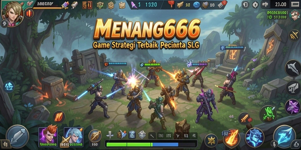 Tampilan gameplay dinamis dan strategi mendalam di MENANG666.