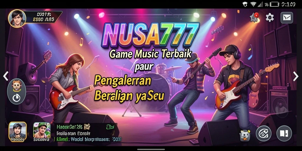 Tampilan gameplay NUSA777 yang penuh warna dan interaktif.