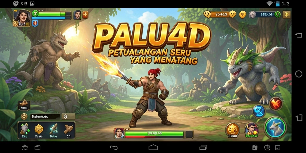 Tangkapan layar dari PALU4D menampilkan aksi petualangan yang mendebarkan.