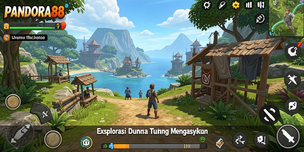 Tampilan gameplay PANDORA88 yang epik dan menarik.
