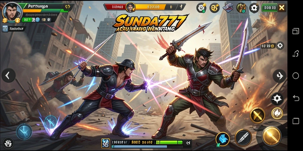 Gameplay SUNDA777 menampilkan aksi pertarungan yang menegangkan dan grafis yang luar biasa.